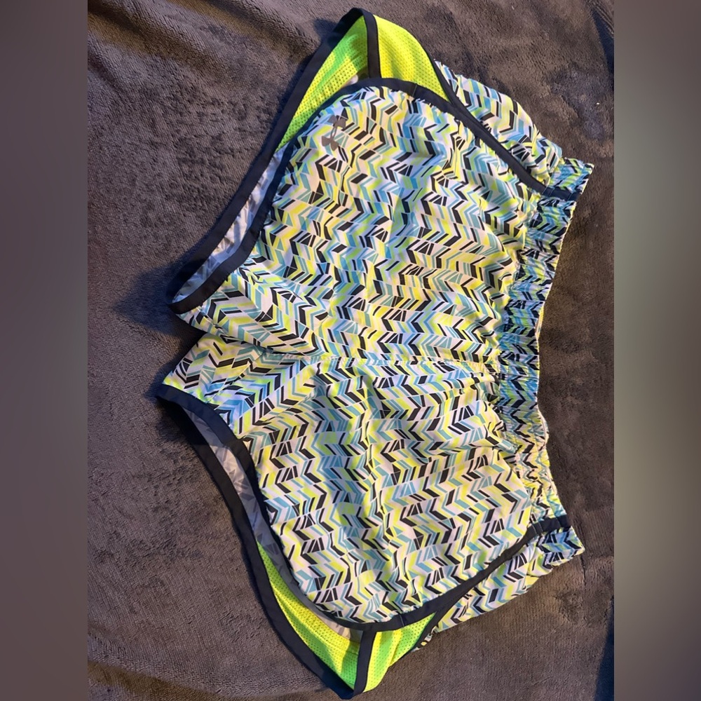 Patterned Under Armour shorts
